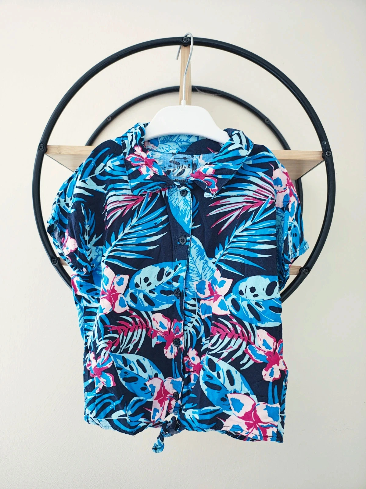 8 ans chemise été manche courte Tissaïa